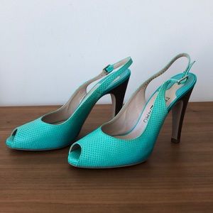 Ferragamo Peep Toe Pumps